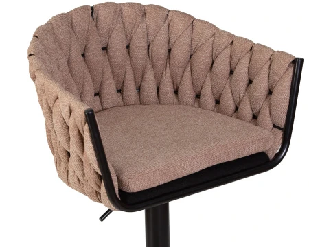 Купить Набор 2 шт Стул барный DOBRIN LEON, коричневая ткань (LAR 275-3) в интернет-магазине КупиКресла.ру