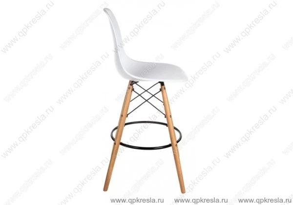 Барный стул Eames (Эймс) Пластик Белый