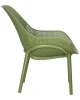 Купить Набор 4 шт Кресло DOBRIN LONZO, зеленый хаки (G-17) c УФ-защитой в интернет-магазине КупиКресла.ру
