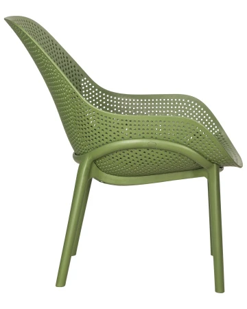 Купить Набор 4 шт Кресло DOBRIN LONZO, зеленый хаки (G-17) c УФ-защитой в интернет-магазине КупиКресла.ру