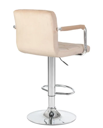 Купить Набор 2 шт Стул барный DOBRIN KRUGER ARM, бежевый велюр (MJ9-10) в интернет-магазине КупиКресла.ру