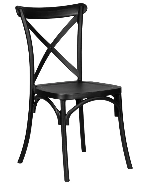 Купить Набор 2 шт Стул обеденный DOBRIN ZILAN, цвет чёрный (B-03) по низкой цене