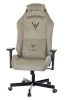 Кресло игровое Knight N1 Fabric бежевый Light-21 с подголов. крестов. металл
