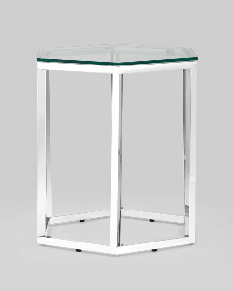 Купить Журнальный стол ГЕКС серебро по низкой цене