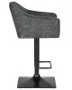 Купить Стул барный DOBRIN RALF, серый твид (LEO11) по выгодной цене для кафе, ресторанов и кухни