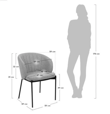 Купить Стул Milan бирюзовый по низкой цене
