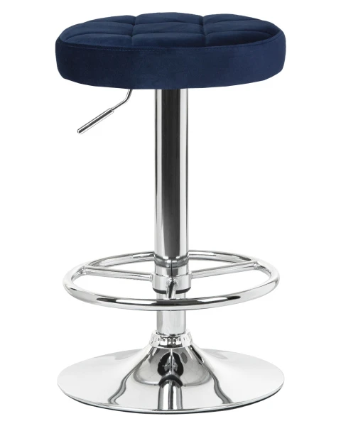 Купить Набор 2 шт Табурет барный DOBRIN BRUNO, синий велюр (MJ9-117) по низкой цене