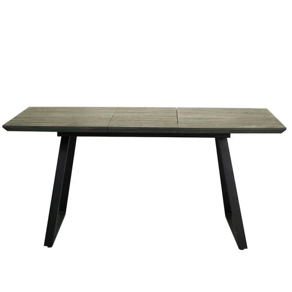 Купить Стол Stockholm раскладной 120-160х80х75см, серый дуб по низкой цене