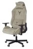 Кресла для геймеров - Кресло игровое Knight N1 Fabric бежевый Light-21 с подголов. крестов. металл