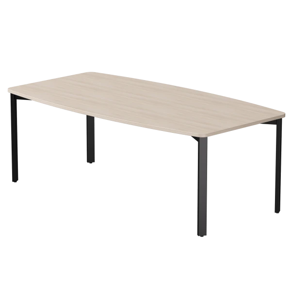 Купить Стол переговорный Everprof EVO (ЭВО) 2100х1100x755 Дуб Соната/Черный по низкой цене
