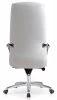 Кресла руководителя - Кресло руководителя Бюрократ _DAO белый кожа крестовина алюминий