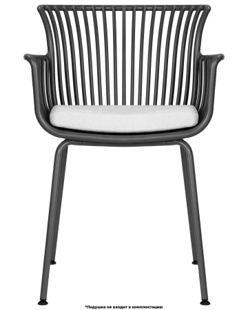 Купить Набор 4 шт Стул обеденный DOBRIN ROSS, темно-серый (GR-04) без подушки в интернет-магазине КупиКресла.ру