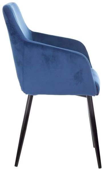 Купить Кресло Бюрократ CH-380F сапфировый Italia 17 на ножках металл черный по низкой цене