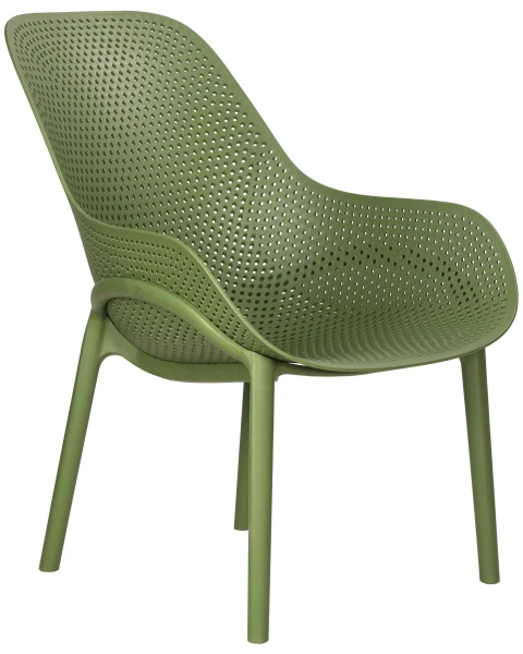 Купить Набор 4 шт Кресло DOBRIN LONZO, зеленый хаки (G-17) c УФ-защитой по низкой цене