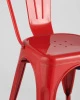 Купить Стул TOLIX красный глянцевый по низкой цене
