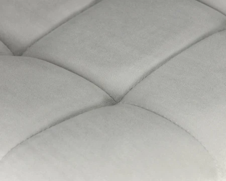 Купить Набор 2 шт Стул барный DOBRIN NICOLE, черные матовые ножки, светло-серый велюр (108-52) в интернет-магазине КупиКресла.ру