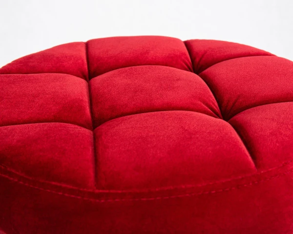 Табурет барный DOBRIN BRUNO BLACK, бордо велюр (MJ9-43) для кафе, ресторанов и кухни