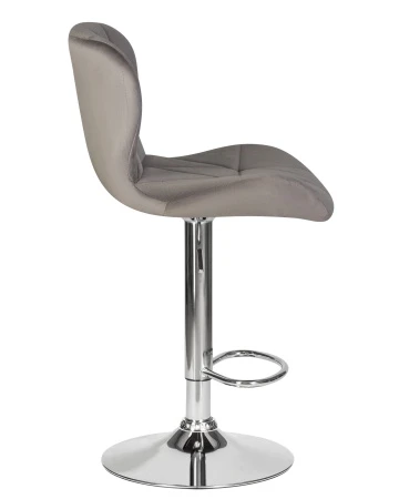 Купить Набор 2 шт Стул барный DOBRIN BARNY, серый велюр (MJ9-75) в интернет-магазине КупиКресла.ру