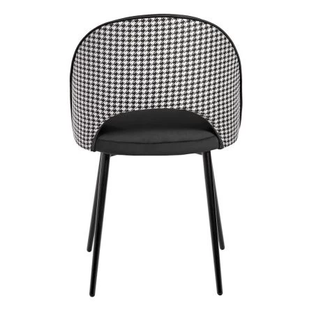 Купить Стул Leo чёрный с жаккардом в интернет-магазине КупиКресла.ру