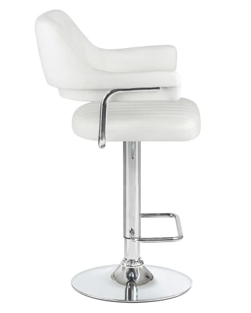 Купить Стул барный DOBRIN CHARLY, белый по выгодной цене для кафе, ресторанов и кухни