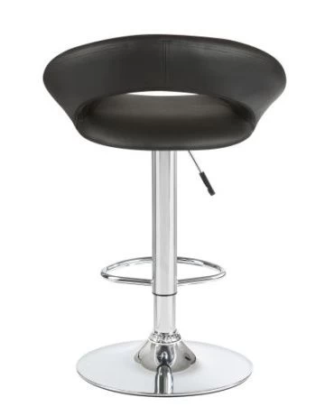 Барный стул MIRA (Мира) (Экокожа Черный)