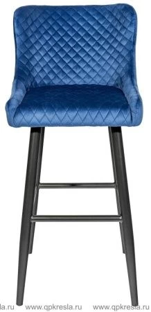 Барный стул Ститч Велюр Серый