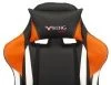 Кресла для геймеров - Кресло игровое Zombie VIKING TANK черный/оранжевый/белый искусственная кожа с подголов. крестовина металл