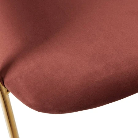 Купить Стул Turin терракотовый с золотыми ножками в интернет-магазине КупиКресла.ру