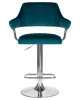 Купить Стул барный DOBRIN CHARLY, морской волны велюр (MJ9-99) по выгодной цене для кафе, ресторанов и кухни