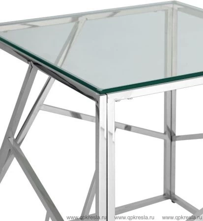 Журнальный столик АРТ ДЕКО 55 Серебро