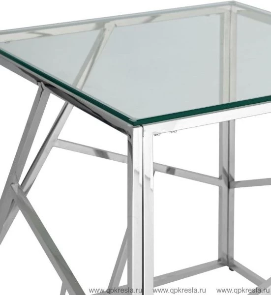 Журнальный столик АРТ ДЕКО 55 Серебро