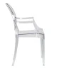 Купить Стул обеденный DOBRIN LOUIS GHOST, цвет прозрачный по низкой цене