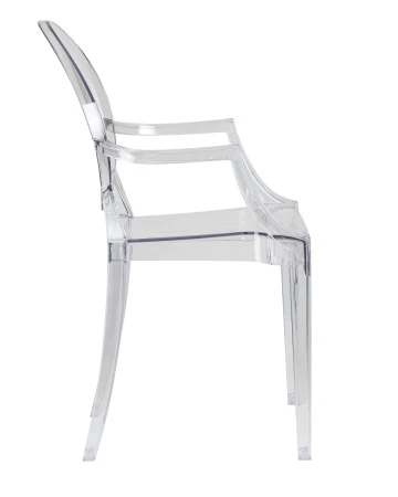 Купить Стул обеденный DOBRIN LOUIS GHOST, цвет прозрачный по низкой цене
