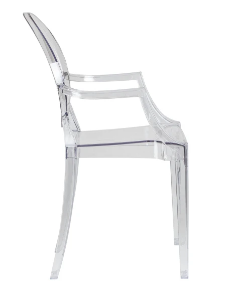 Купить Стул обеденный DOBRIN LOUIS GHOST, цвет прозрачный по низкой цене
