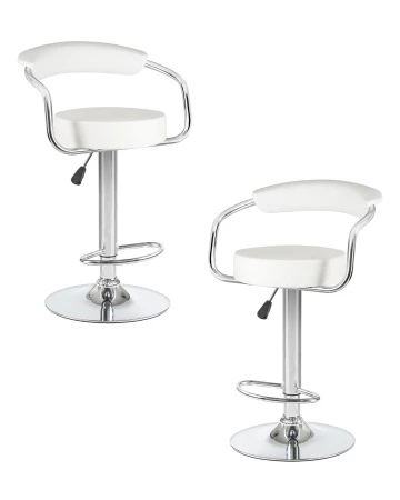 Набор 2 шт Стул барный DOBRIN MARTA, белый