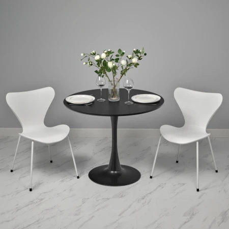 Купить Комплект из 4-х стульев Seven Style белый с белыми ножками в интернет-магазине КупиКресла.ру