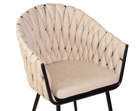 Купить Стул обеденный DOBRIN MATILDA, бежевая ткань (LAR 275-1) в интернет-магазине КупиКресла.ру