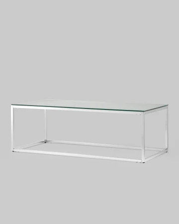 Купить Журнальный стол 120*60 ТАУН серебро по низкой цене