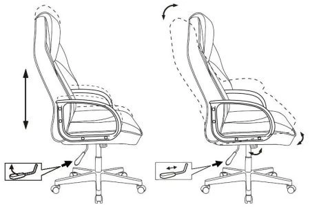 Кресло игровое Zombie VIKING XS черный эко.кожа крестов. пластик