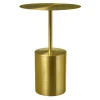 Купить Кофейный столик Solid диам.40см x 58см, золотой, металл по низкой цене