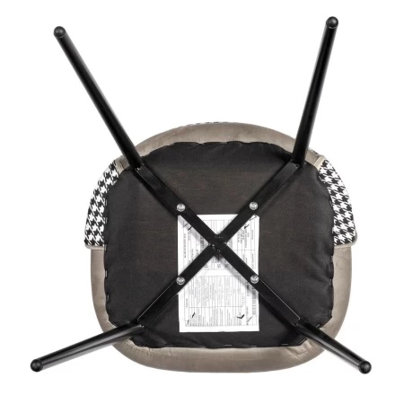 Купить Стул Leo латте с жаккардом в интернет-магазине КупиКресла.ру