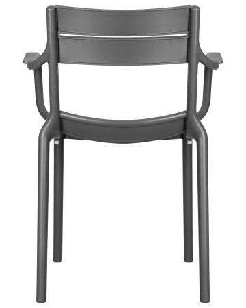 Купить Набор 4 шт Стул обеденный DOBRIN TIM ARM, темно-серый (GR-04) в интернет-магазине КупиКресла.ру