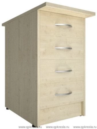 Купить Тумба приставная (4 ящика, с замком) А.ТП-4.2 по низкой цене