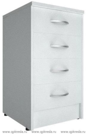 Тумба приставная (4 ящика, с замком) А.ТП-4