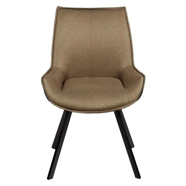 Купить Стул Soft светло-коричневый с чёрным, рогожка по низкой цене