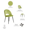 Купить Стул Leo светло-зелёный в интернет-магазине КупиКресла.ру