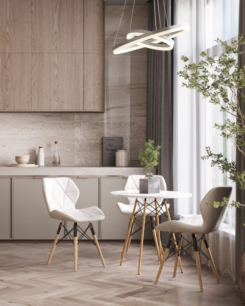 Купить Стул Бон экокожа белый по низкой цене