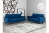 Купить Диван Scott трехместный синий по низкой цене