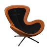 Купить Кресло BLISS оранж/серый, экокожа, шенилл по низкой цене