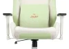 Кресла для геймеров - Кресло игровое Zombie EPIC PRO Fabric белый/зеленый с подголов. крестов. пластик пластик белый
